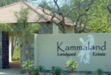 Die impossante ingangshek na Kammaland Landgoed.
